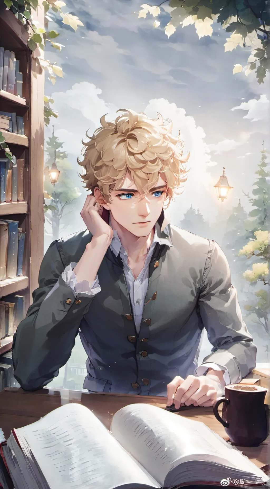 ai character: Donald Duck background