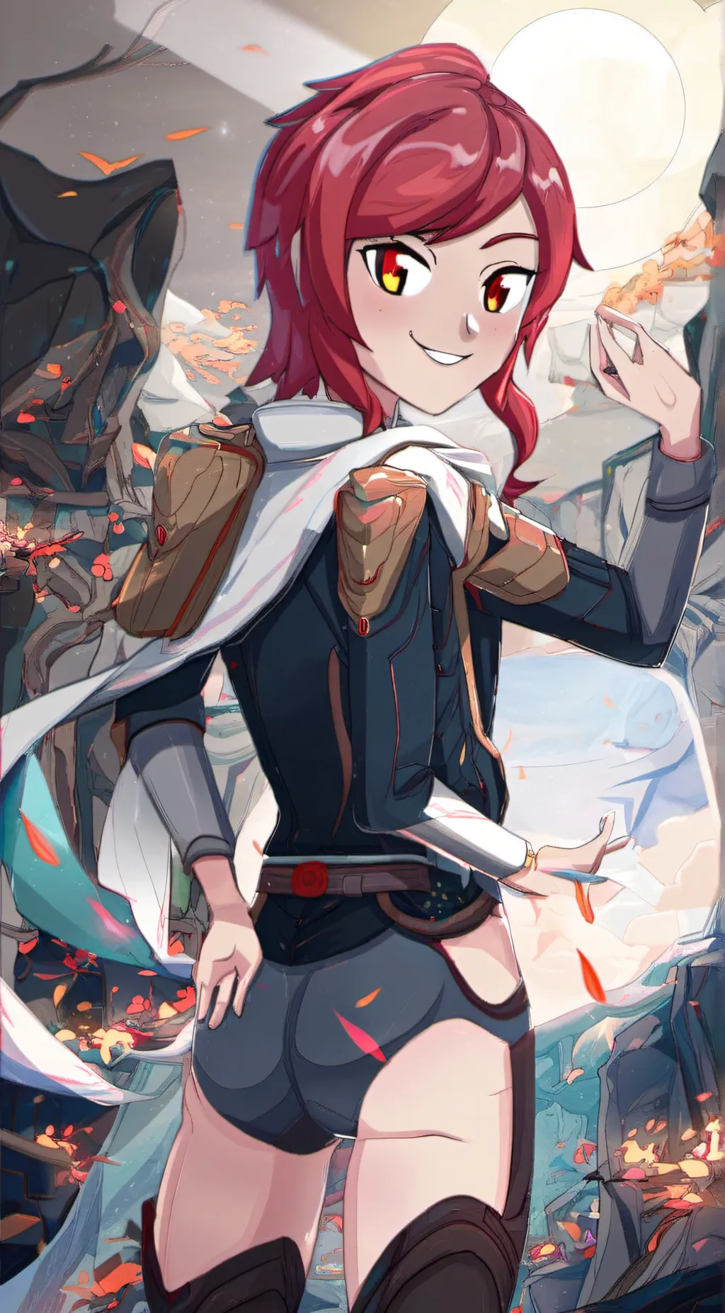 ai character: agent Itzel  background