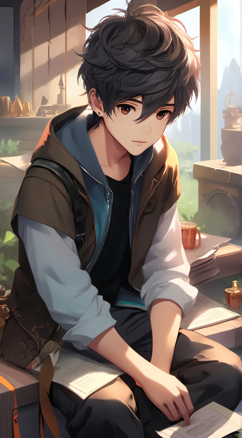 ai character: Alex background