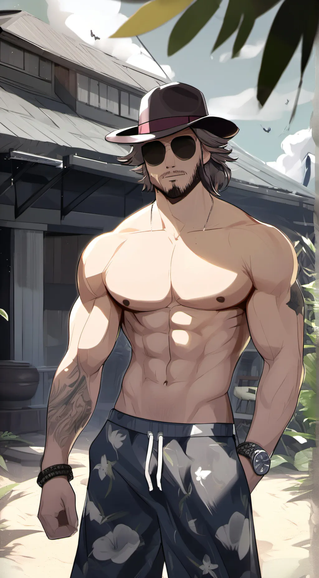 ai character: Carter background