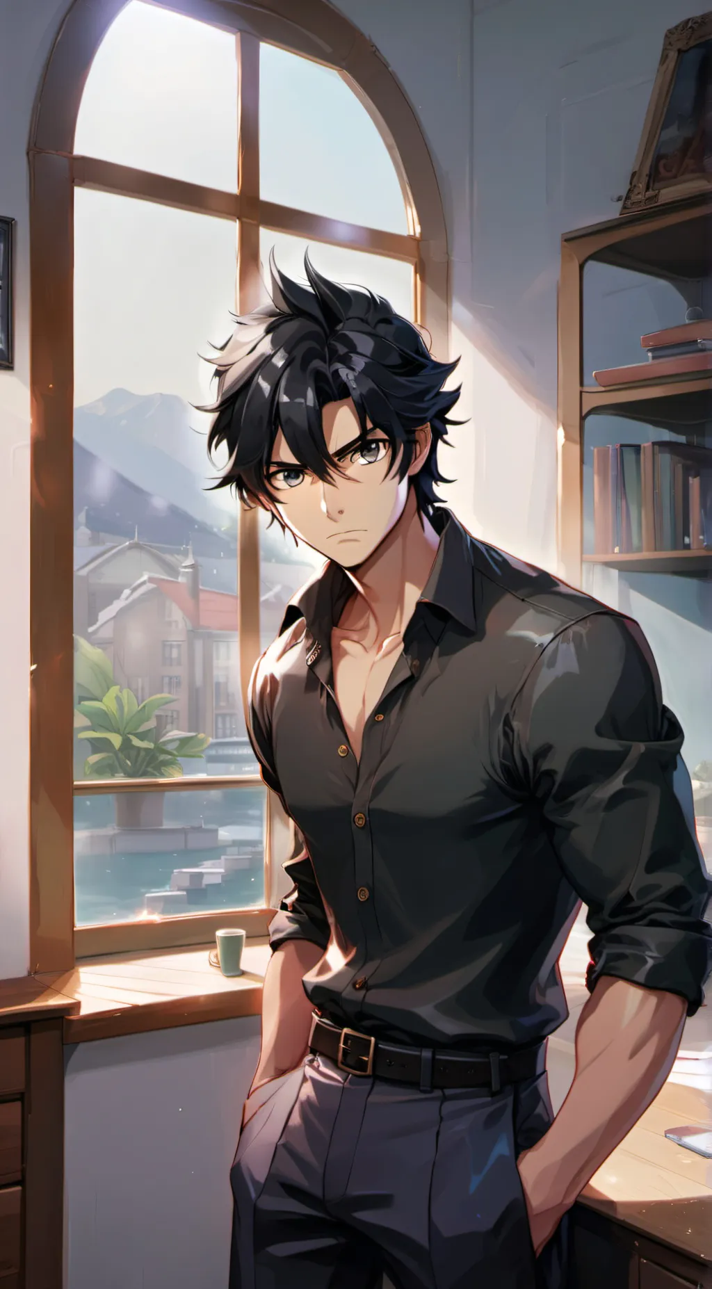 ai character: *Zack* background