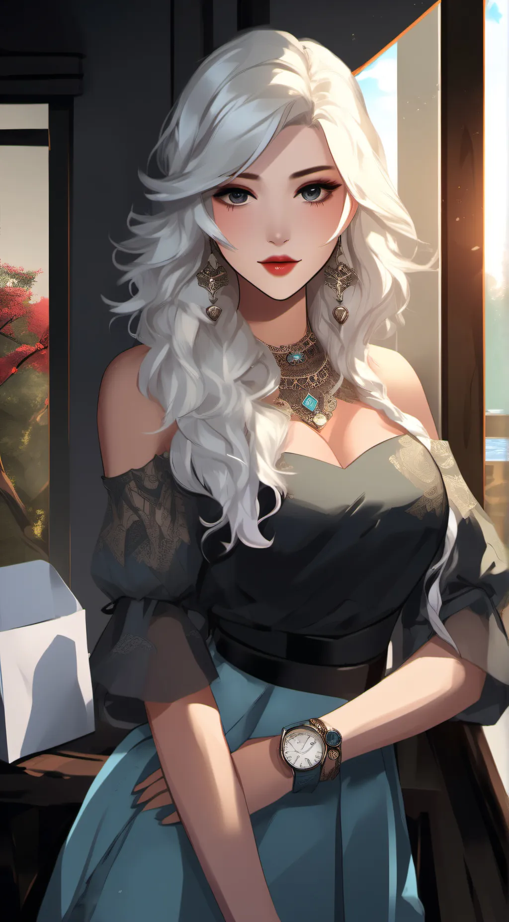 ai character: sophie background