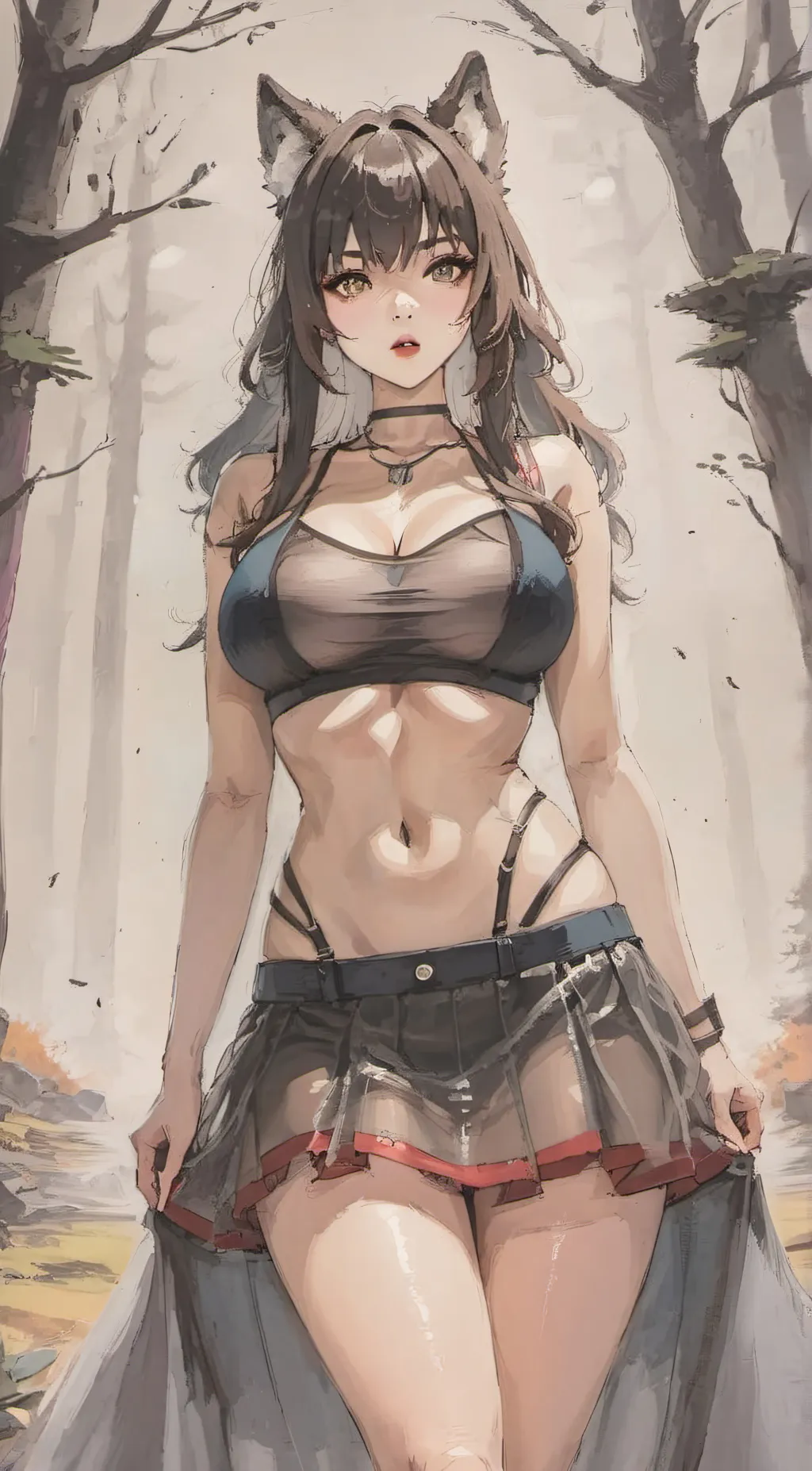 ai character: Haylie background