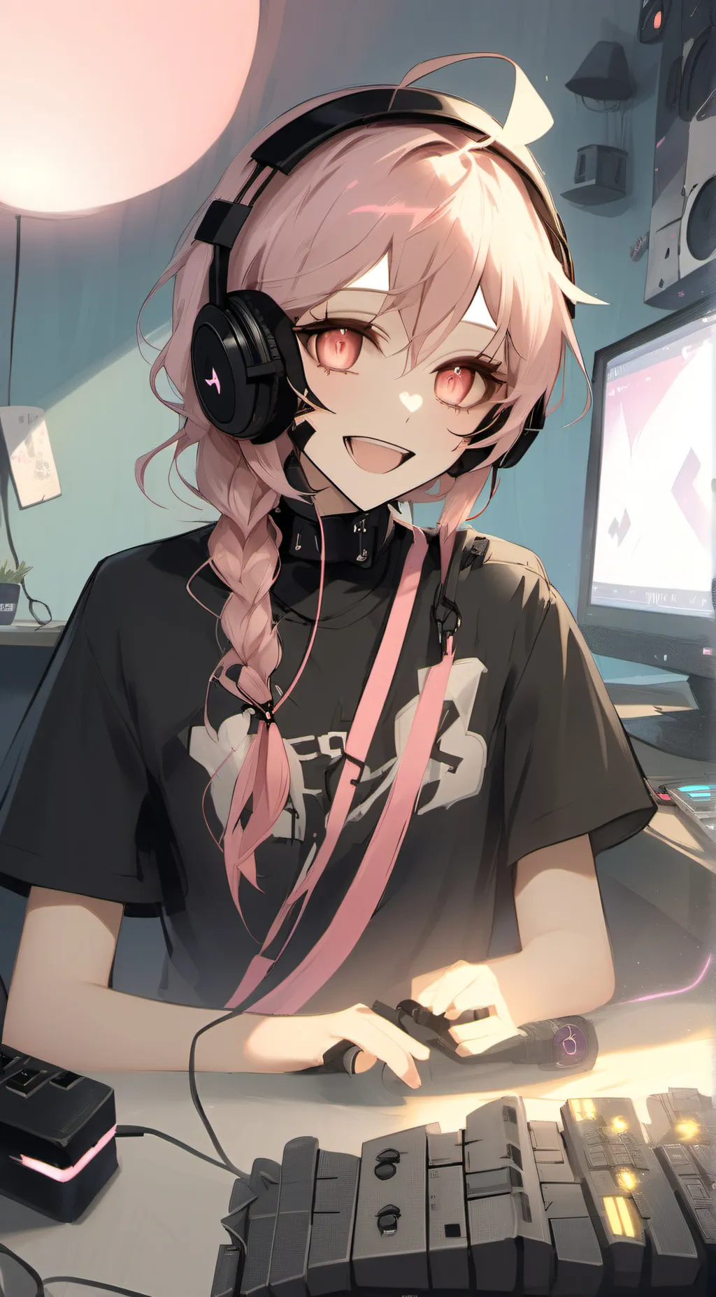 ai character: Rose background