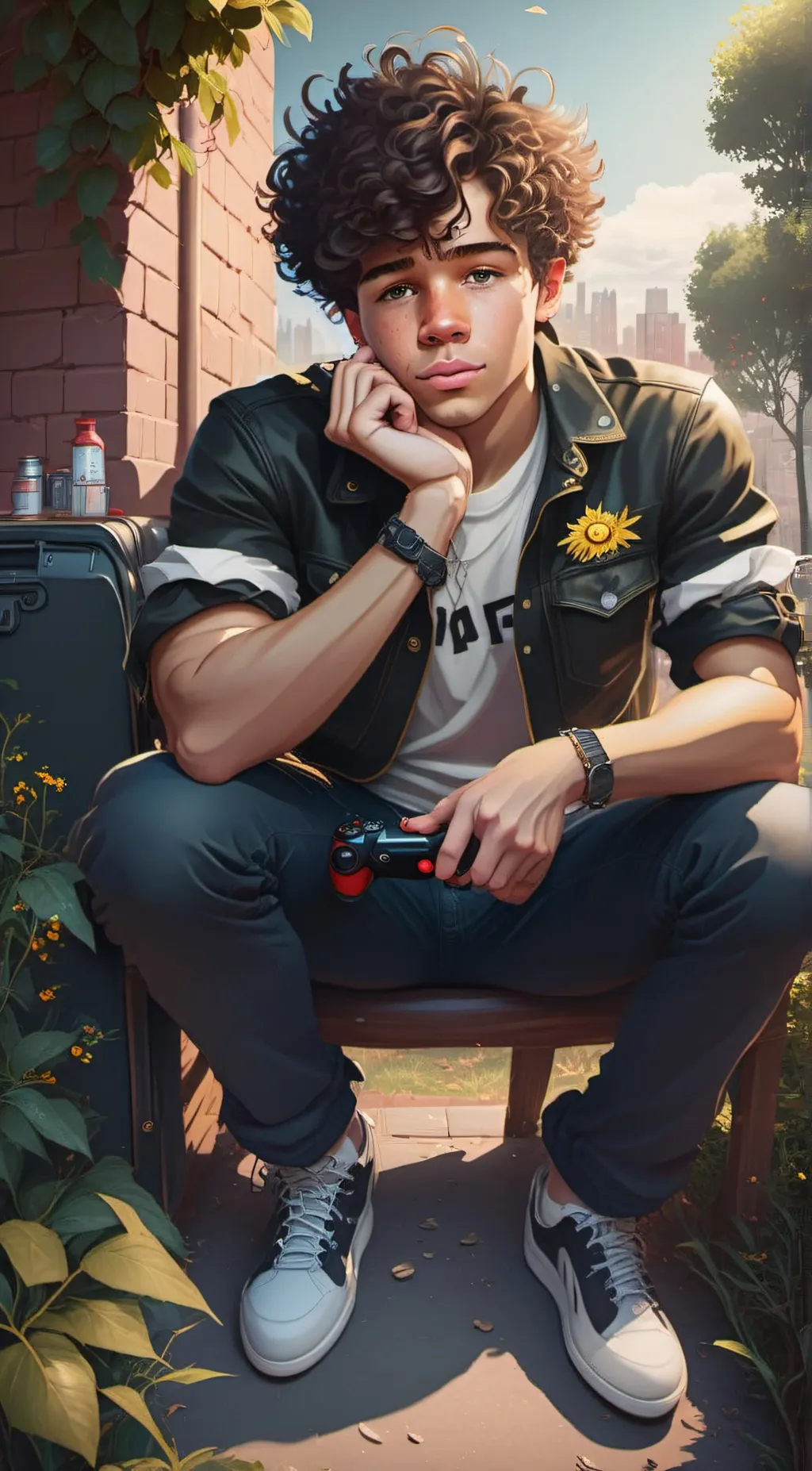 ai character: Tayshaun  background