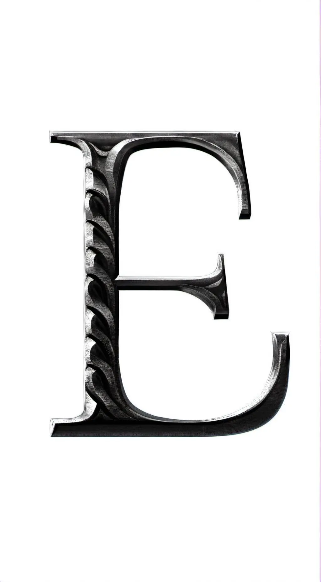 ai character: þe letter Þþ background