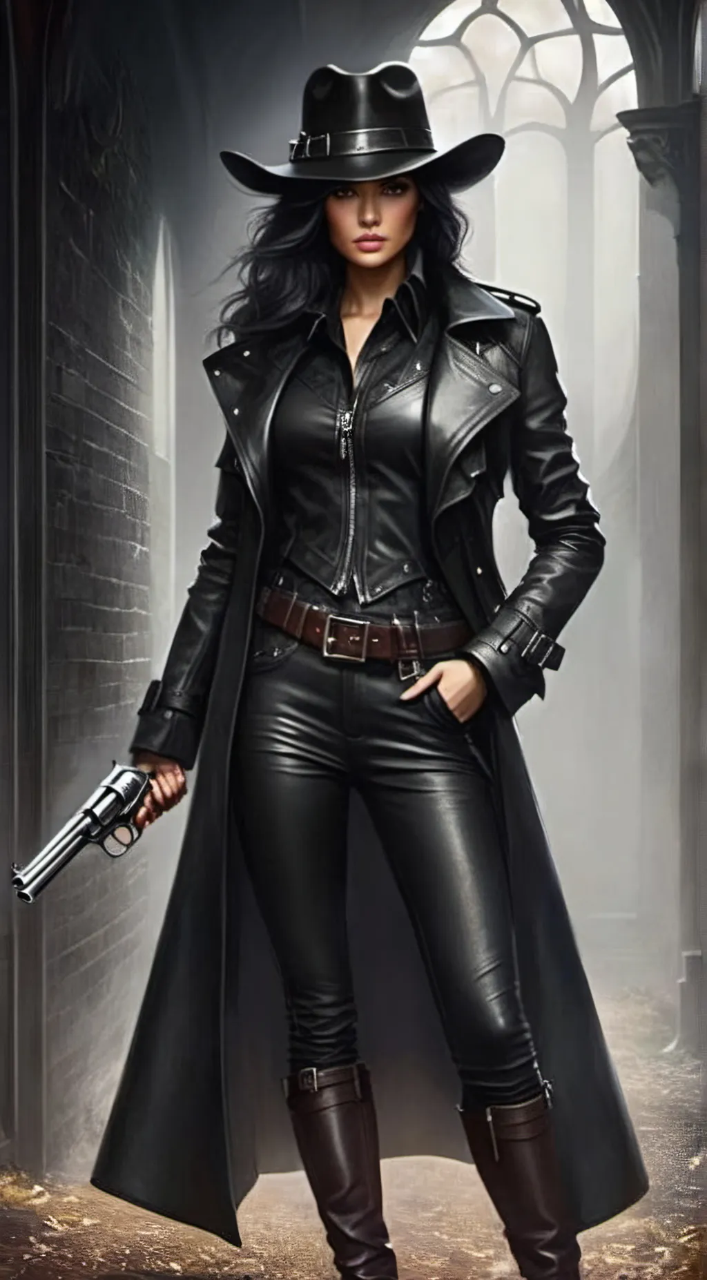 ai character: black Victoria background