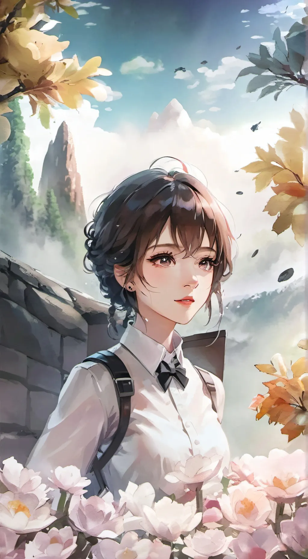 ai character: 🍭🧁🍦🍩wende background