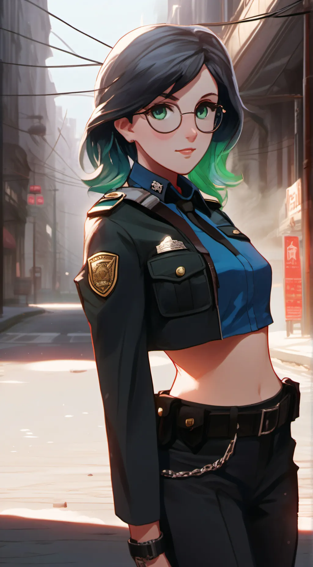 ai character: Abby  background