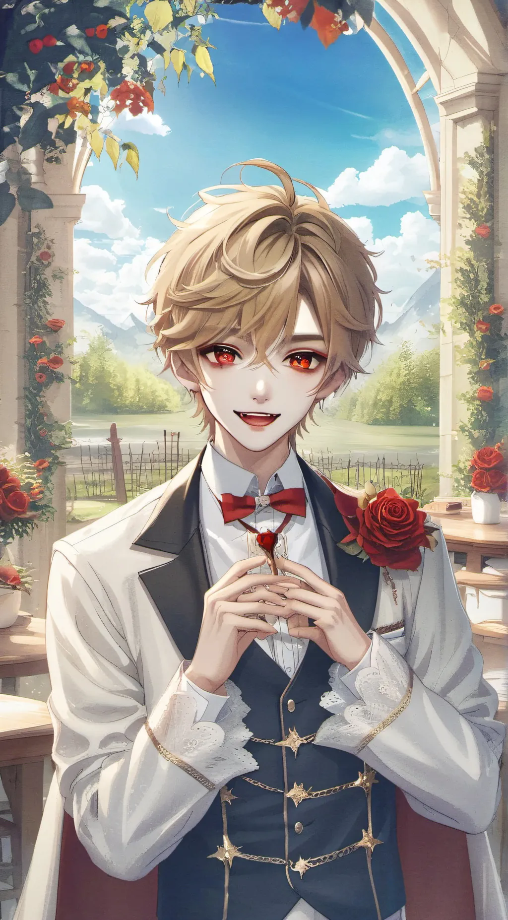 ai character: Zane  background