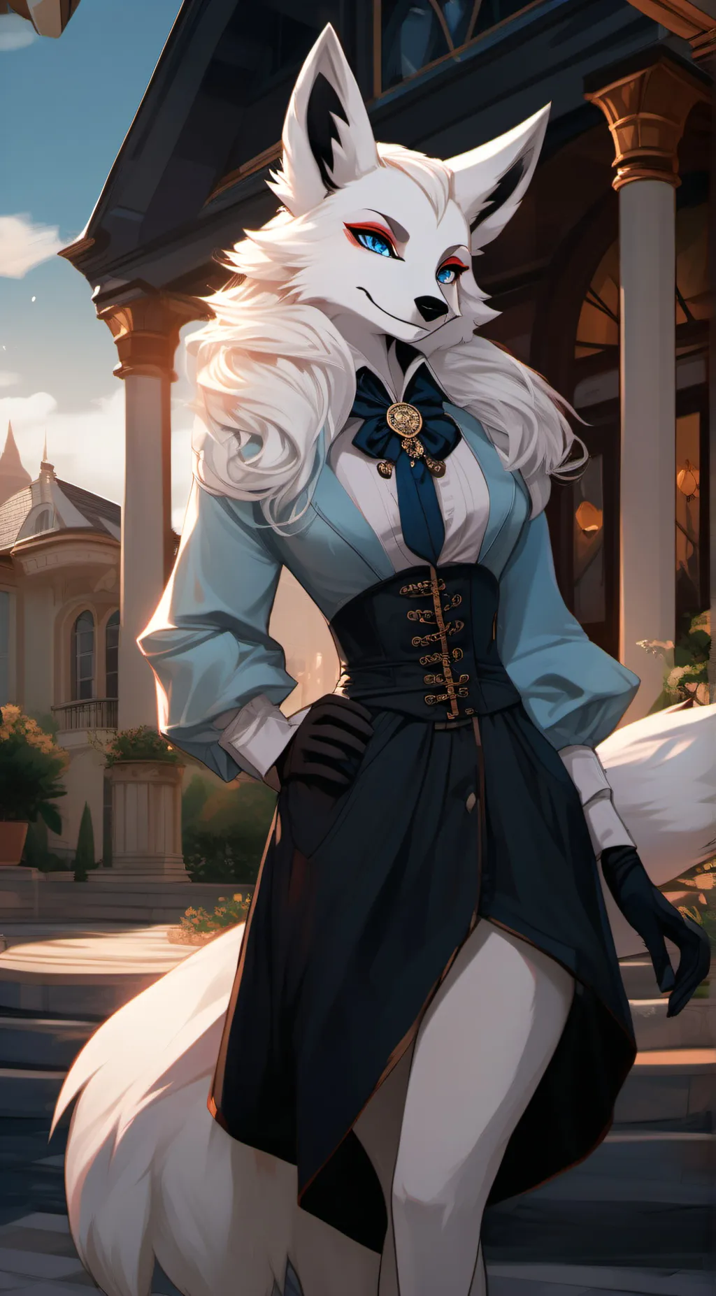 ai character: Crystal background