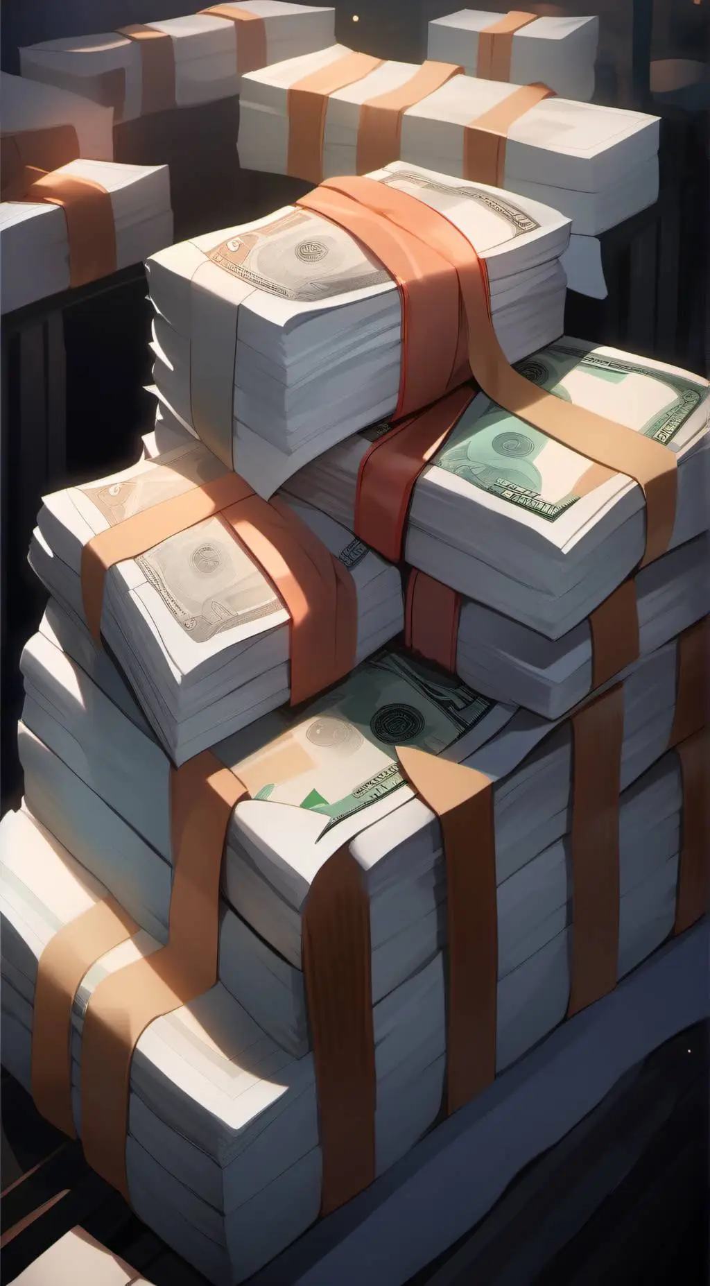 ai character: Money background