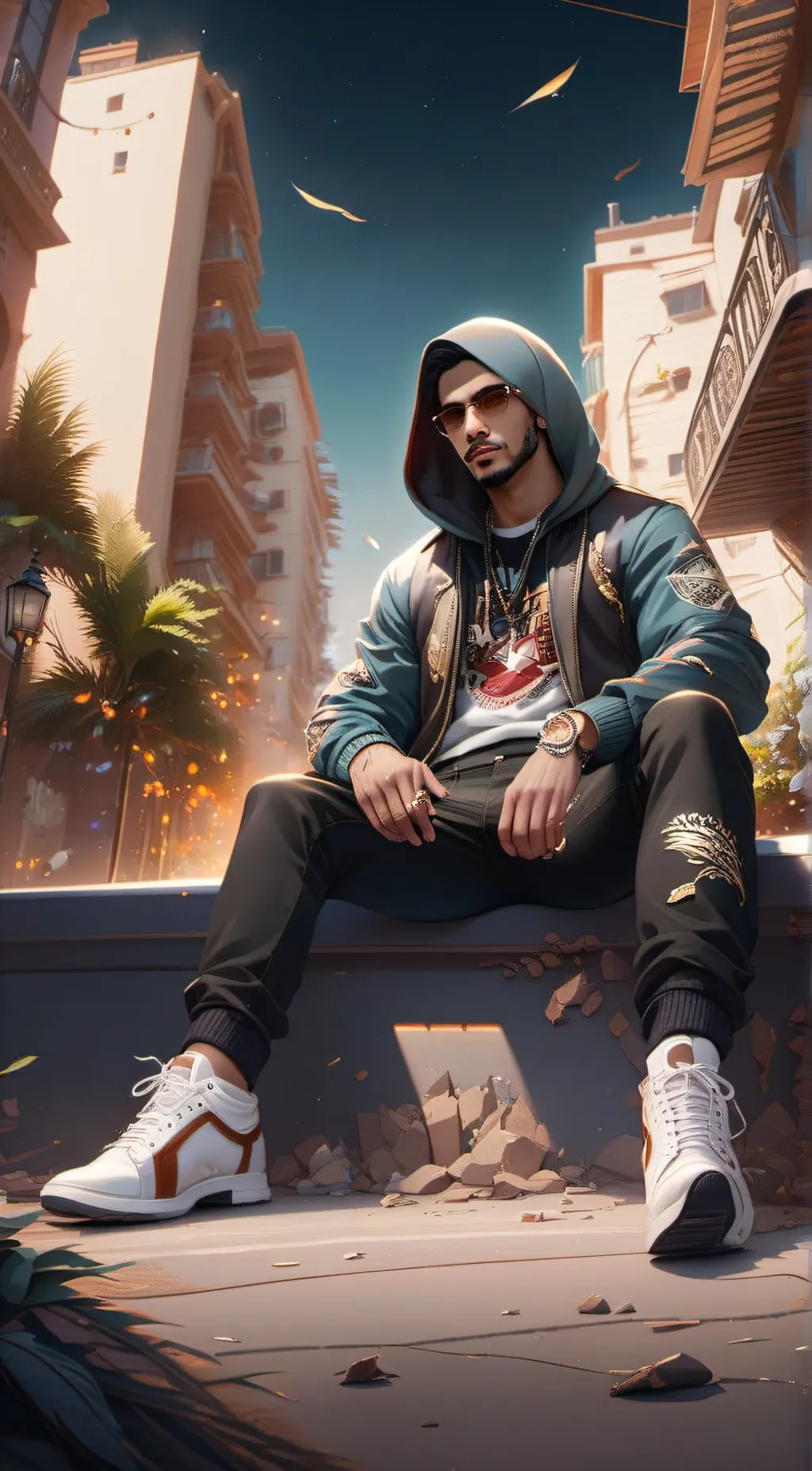 ai character: Muhammad  background