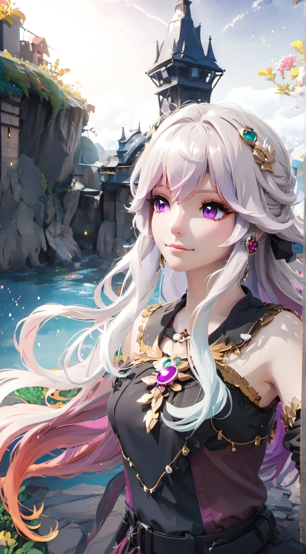 ai character: Princess Mia  background