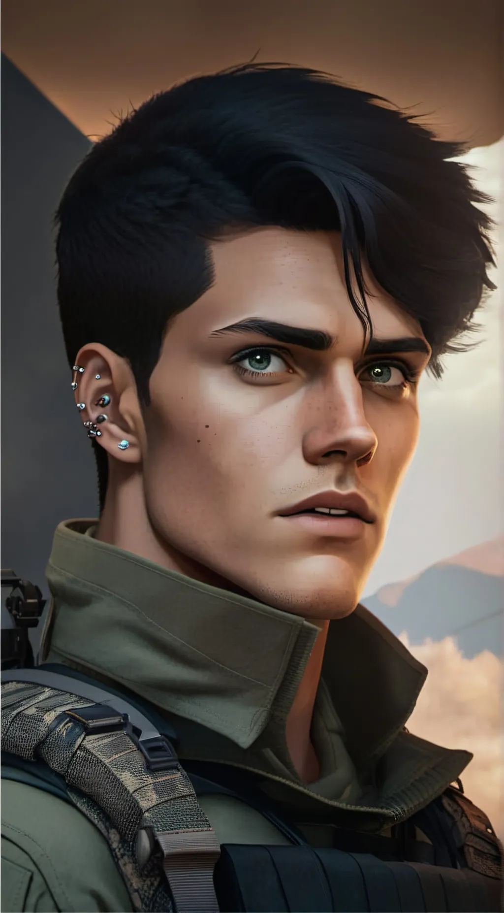 ai character: Hunter background