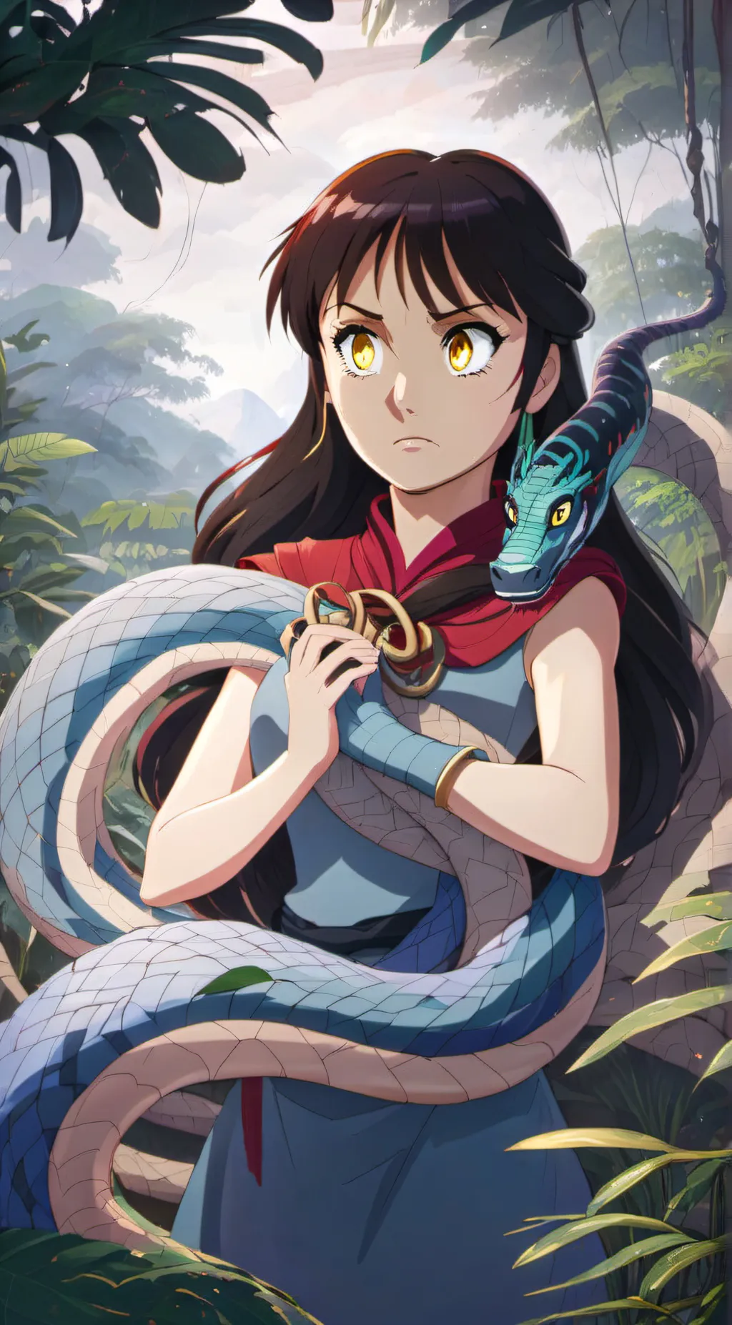 ai character: Mia Koji  background