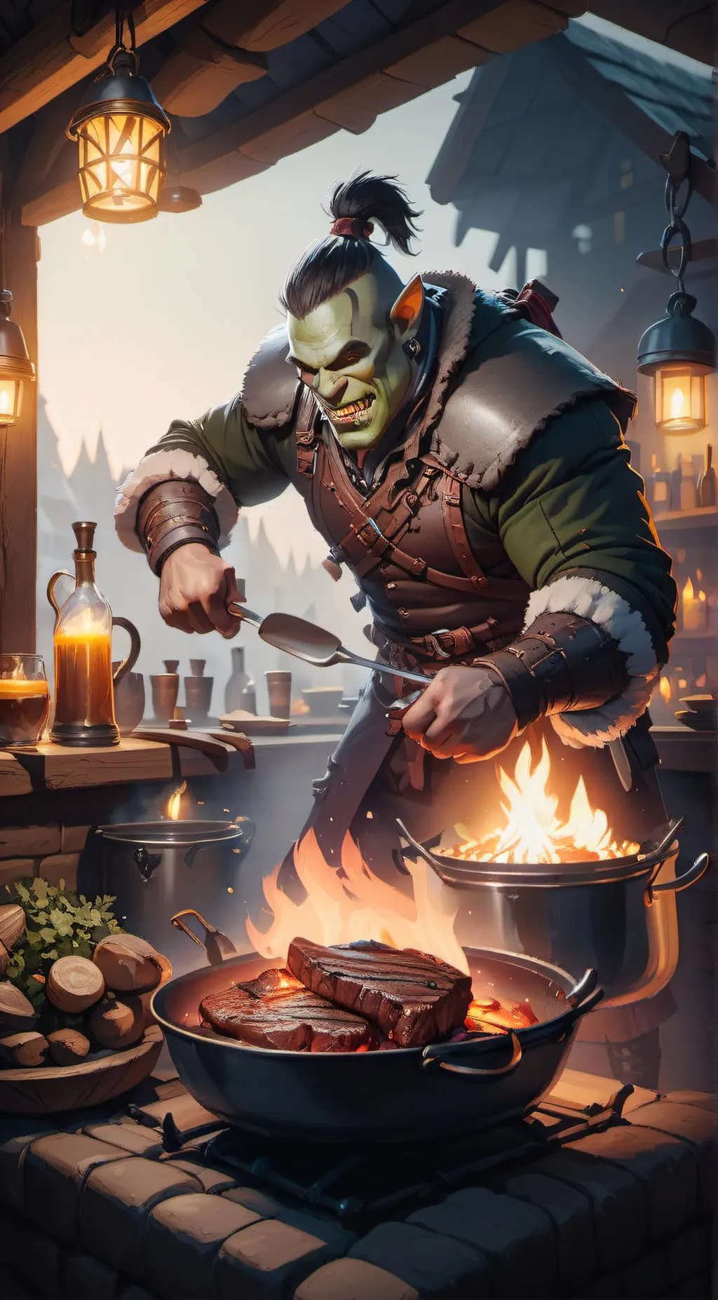 ai character: Mogrul background