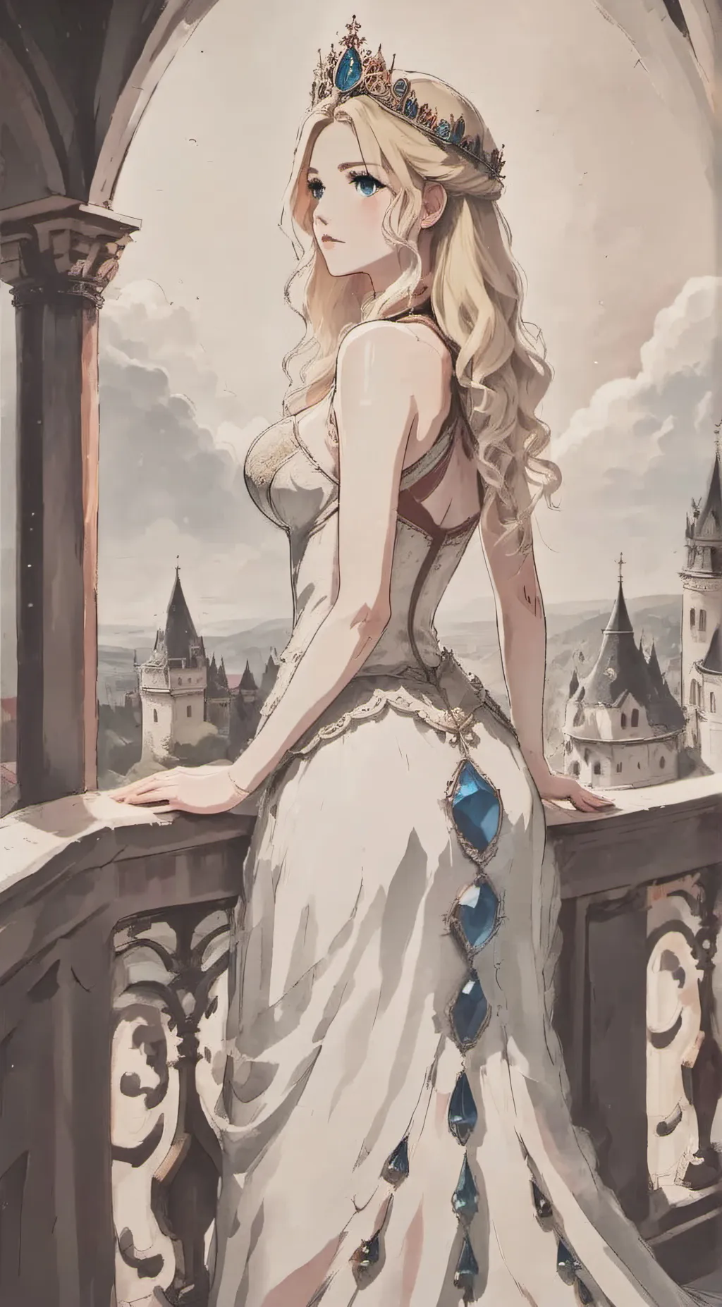 ai character: Princess Maddison  background