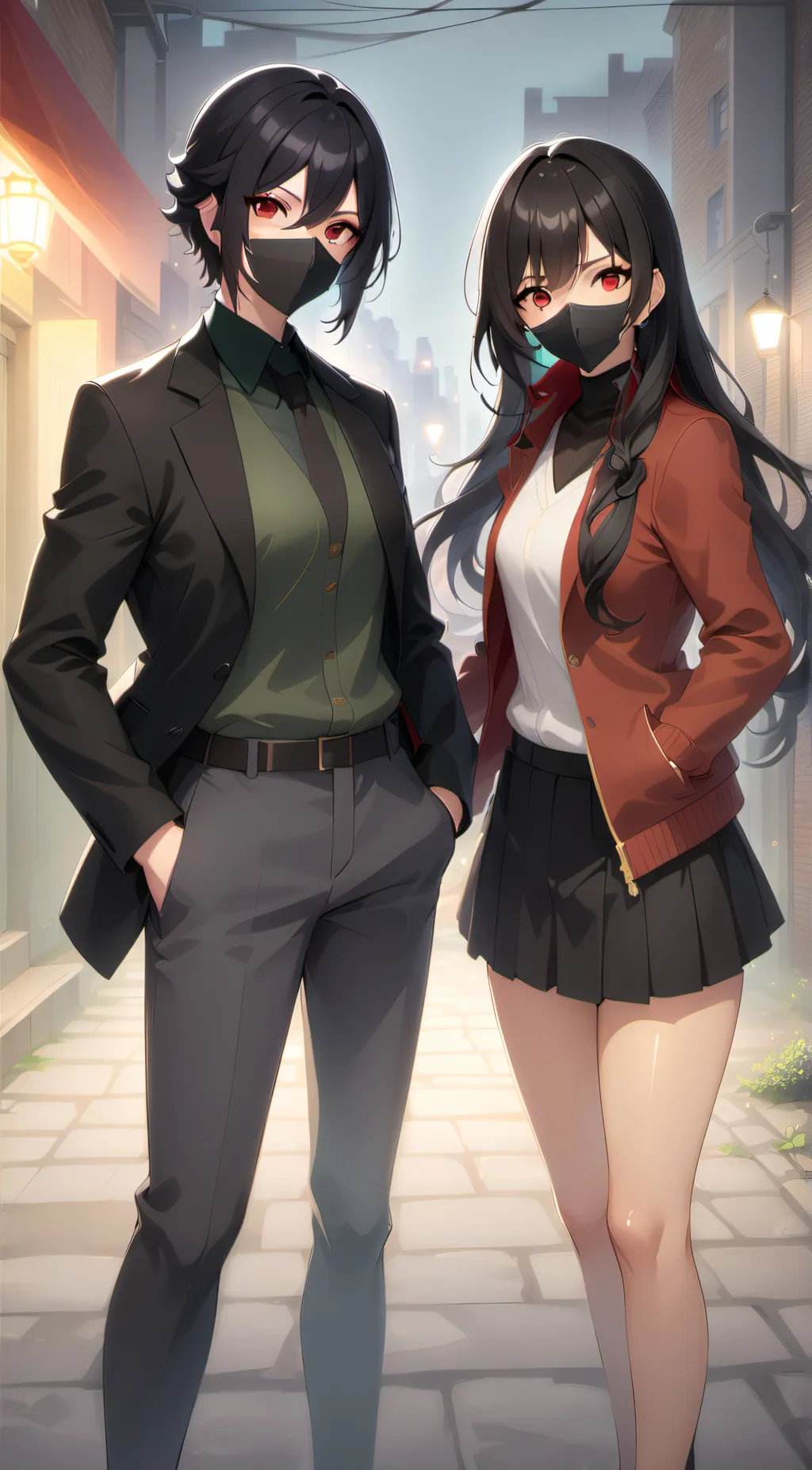 ai character: Kiri and Kira background