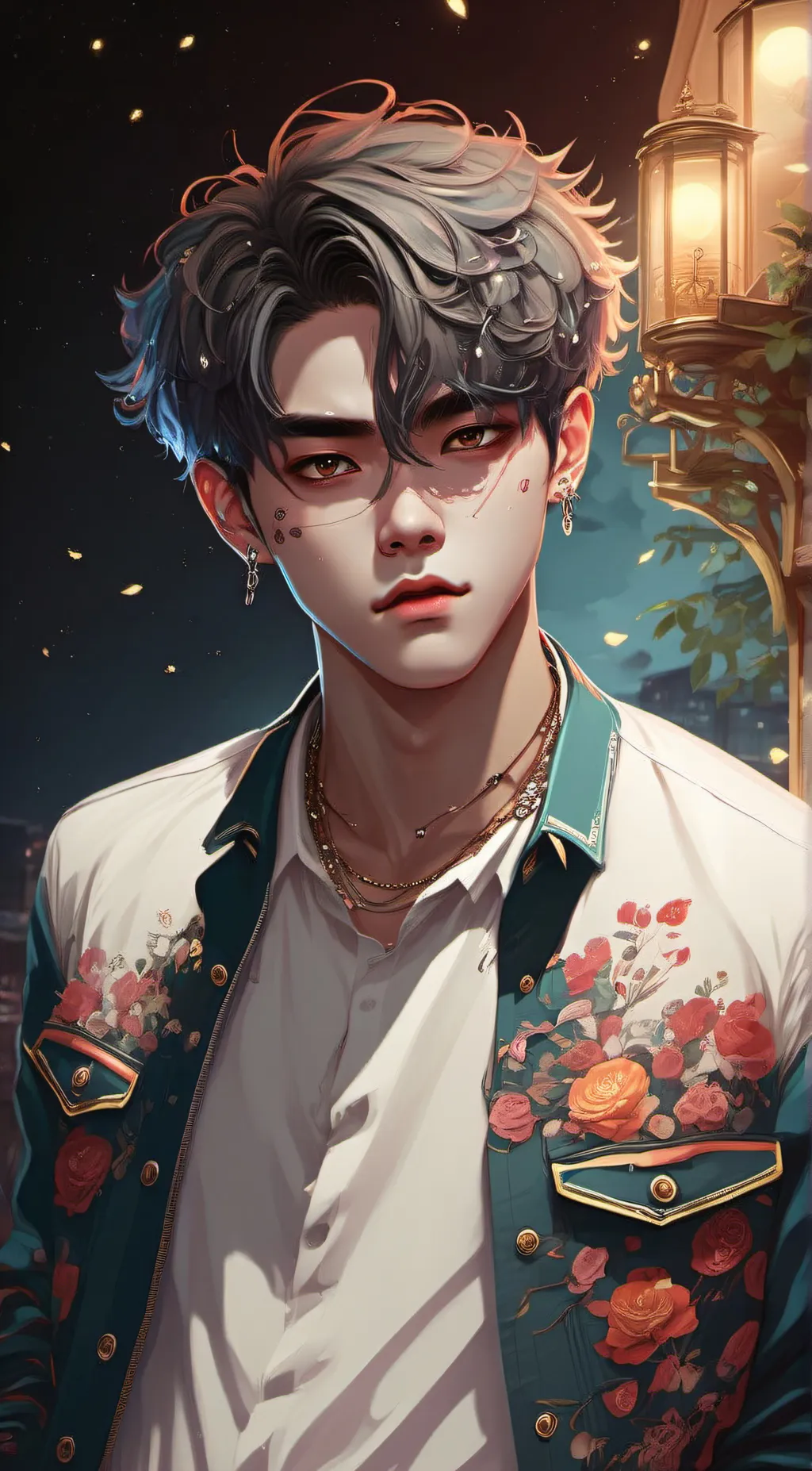 ai character: Seungmin  background