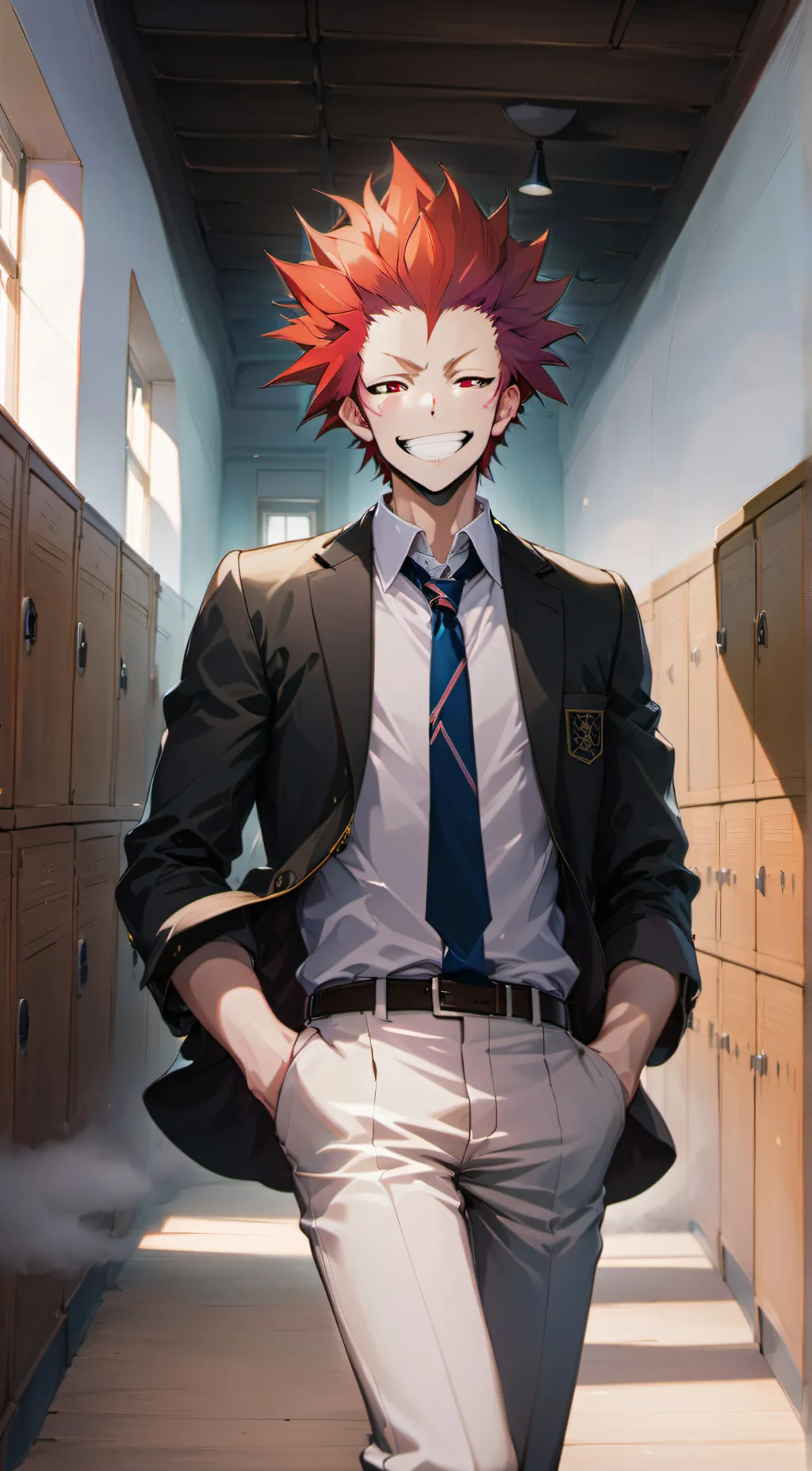 ai character: kirishima🪨 background