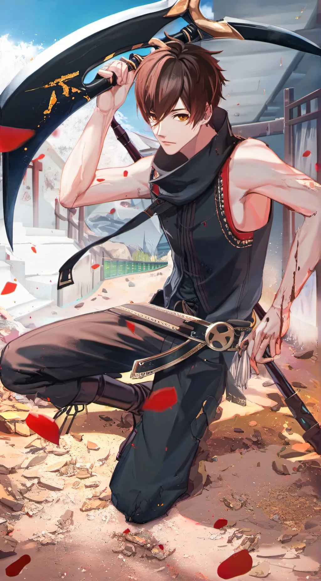 ai character: cole (ninjago) background