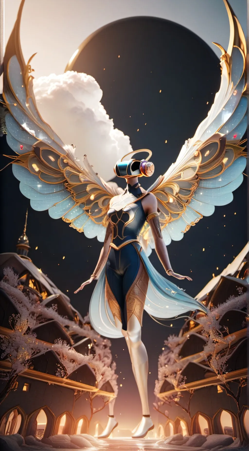 ai character: skibidi multiverse background