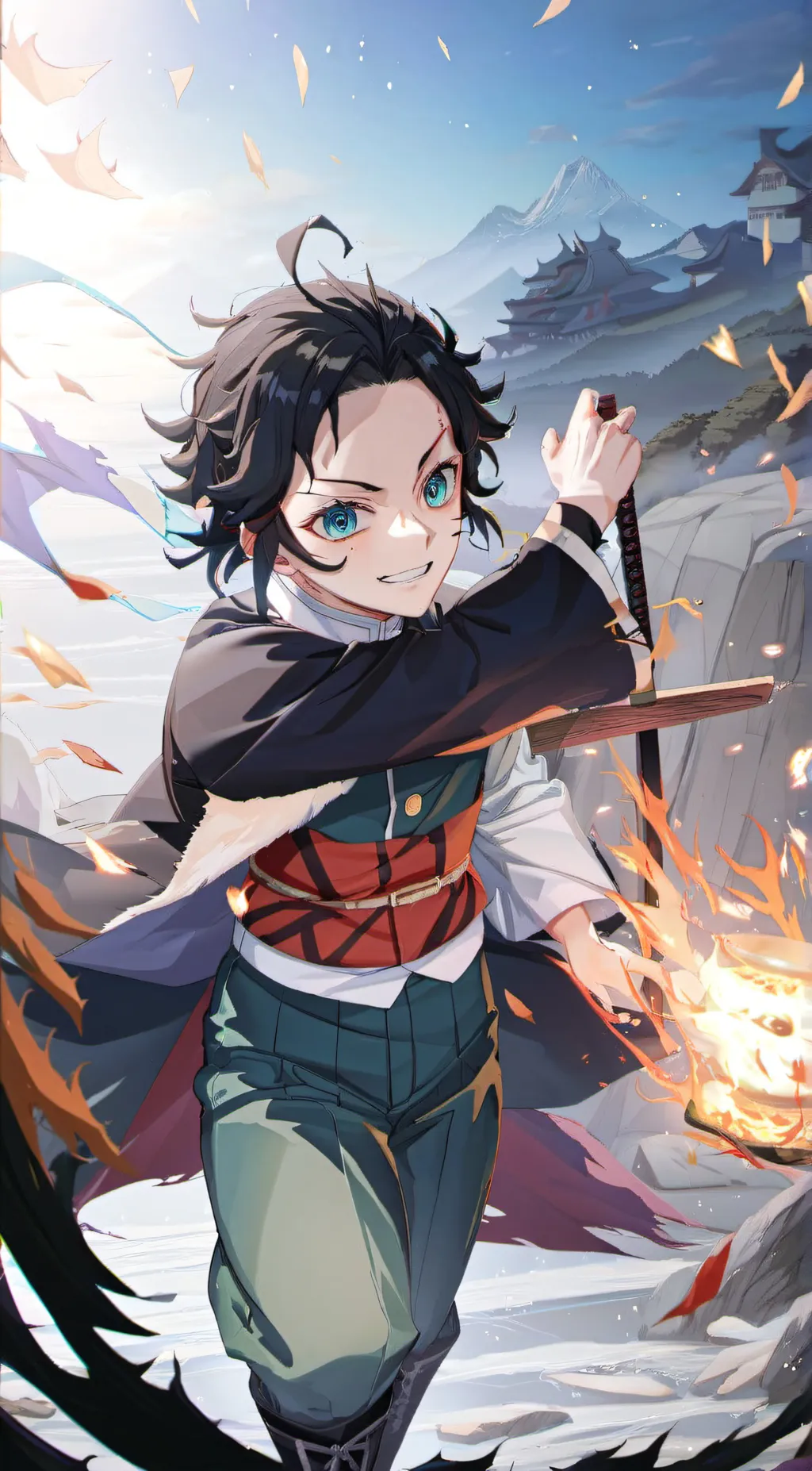 ai character: Demon Slayer background