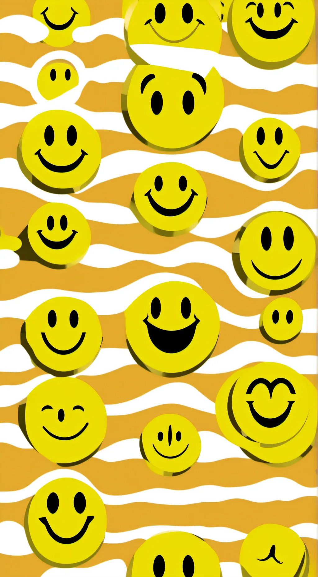 ai character: Smiley face background