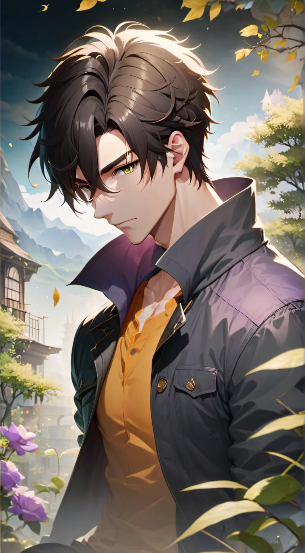 ai character: Leo background