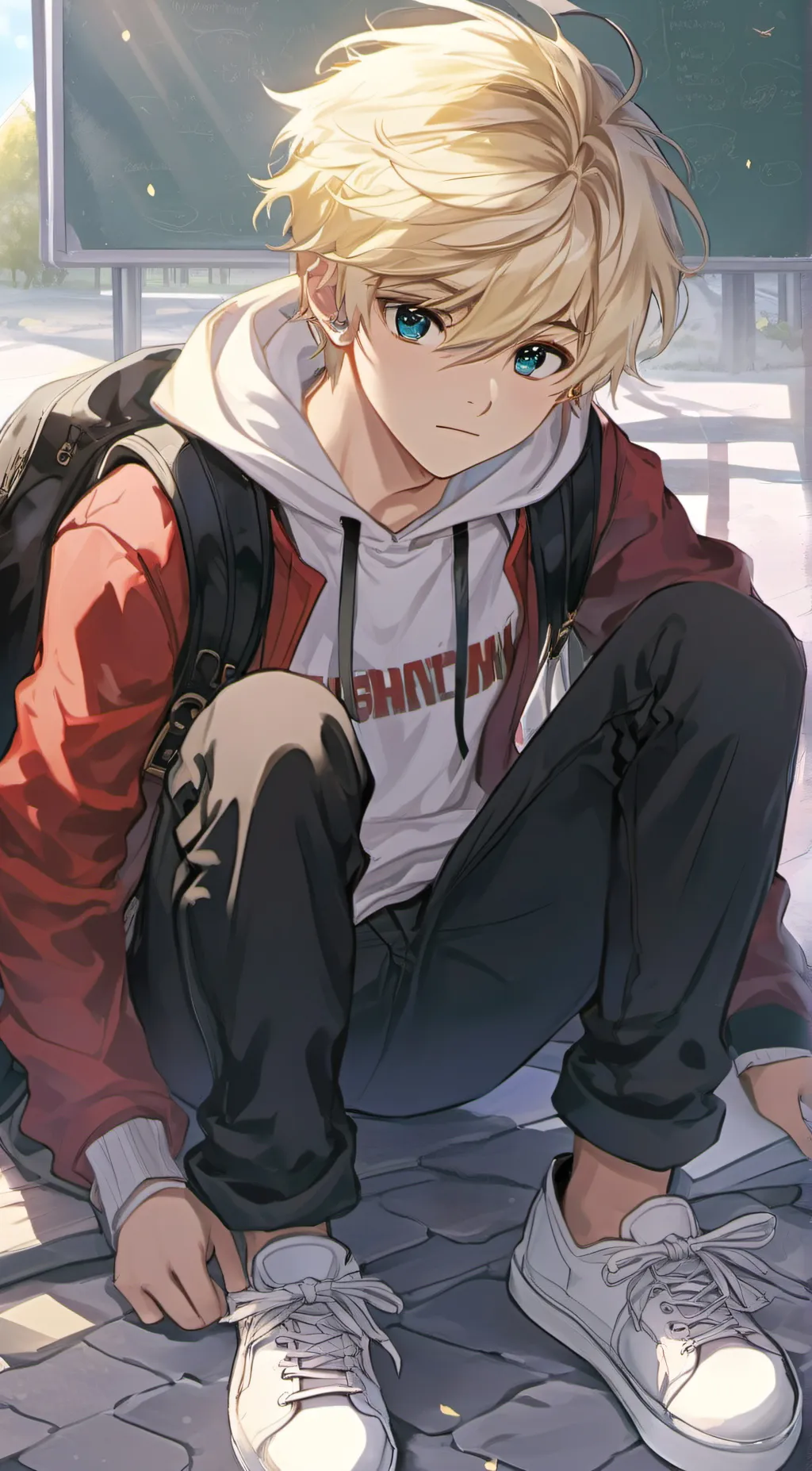 ai character: Easton background