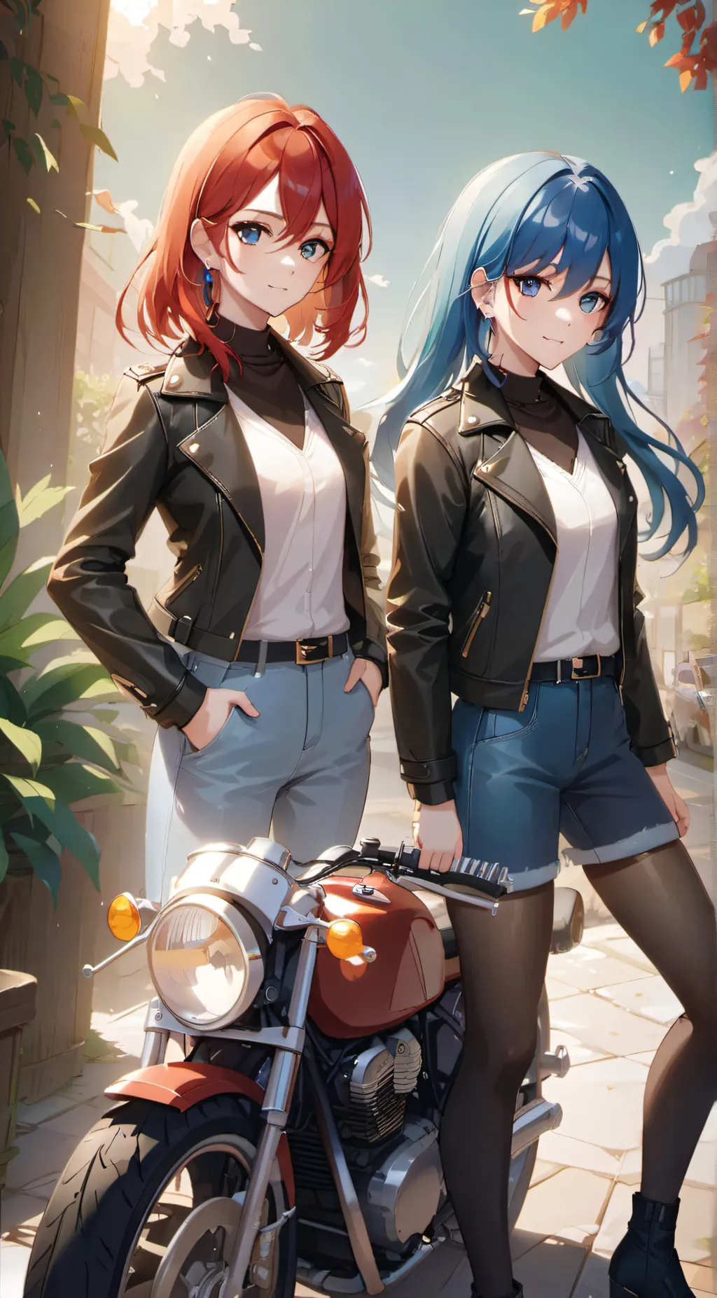 ai character: Emma and Ava background