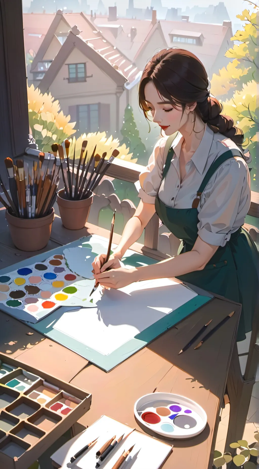 ai character: Claire background