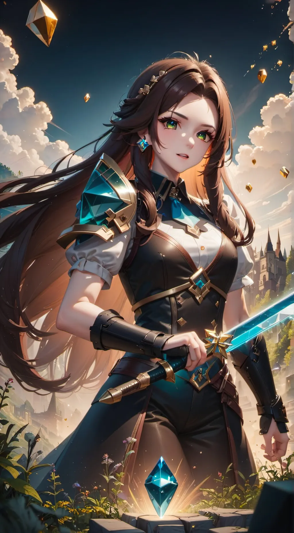 ai character: Darcy  background