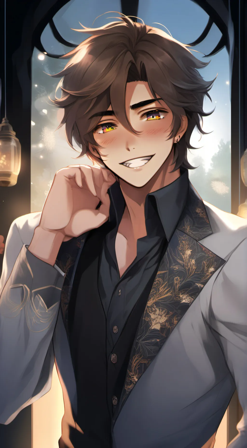 ai character: Michael Afton  background