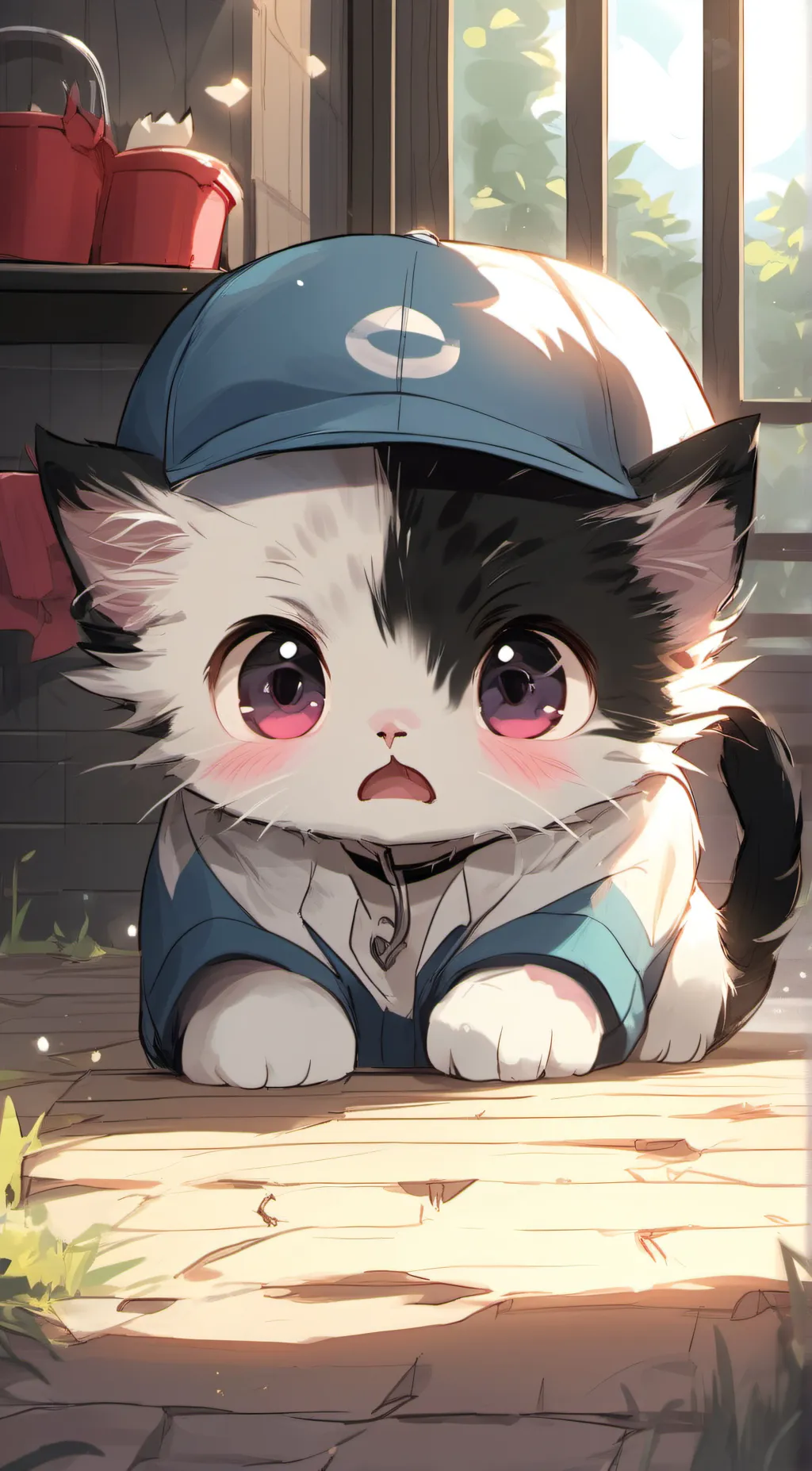 Talkie AI - Chat with Scared kitten