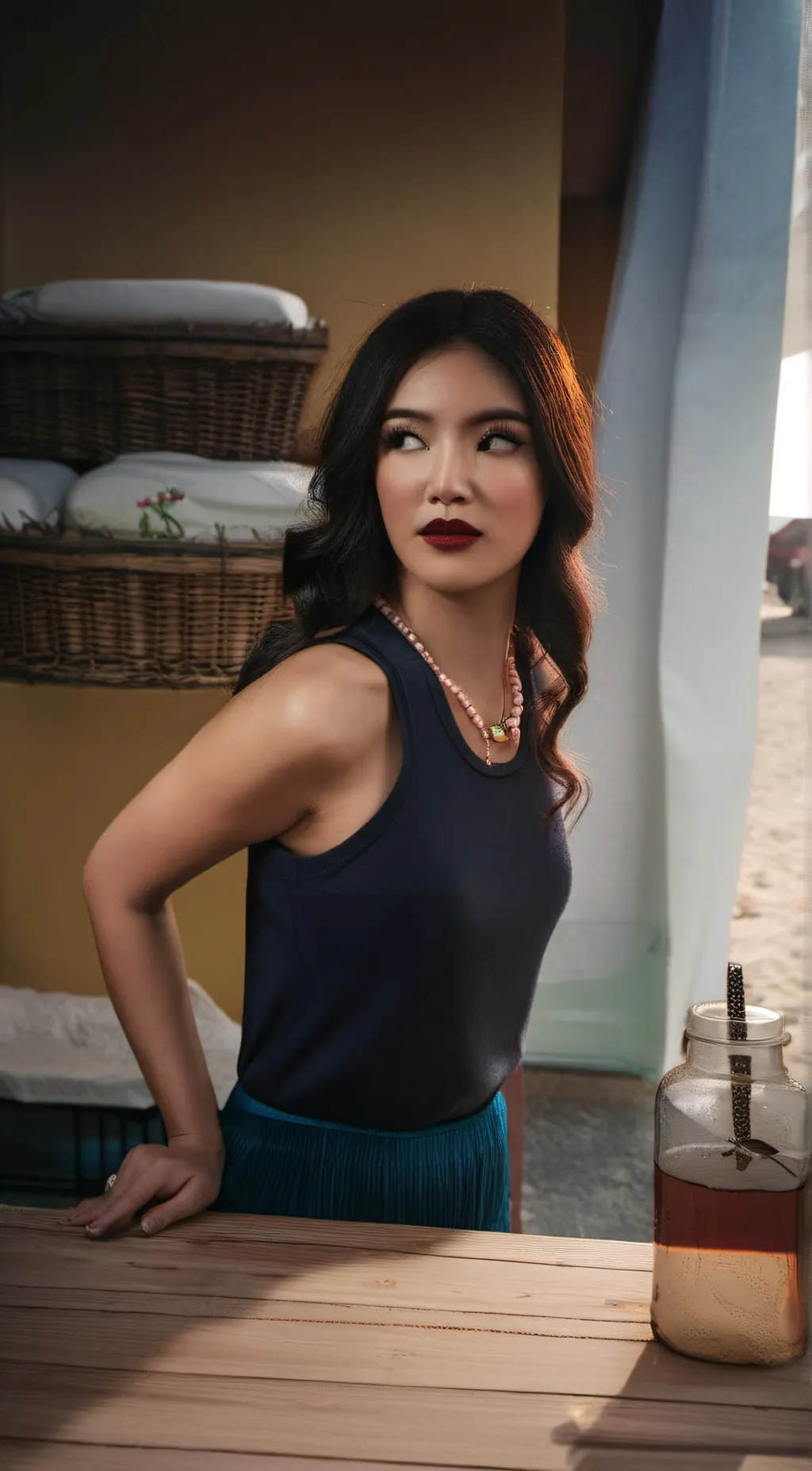 ai character: Mia background