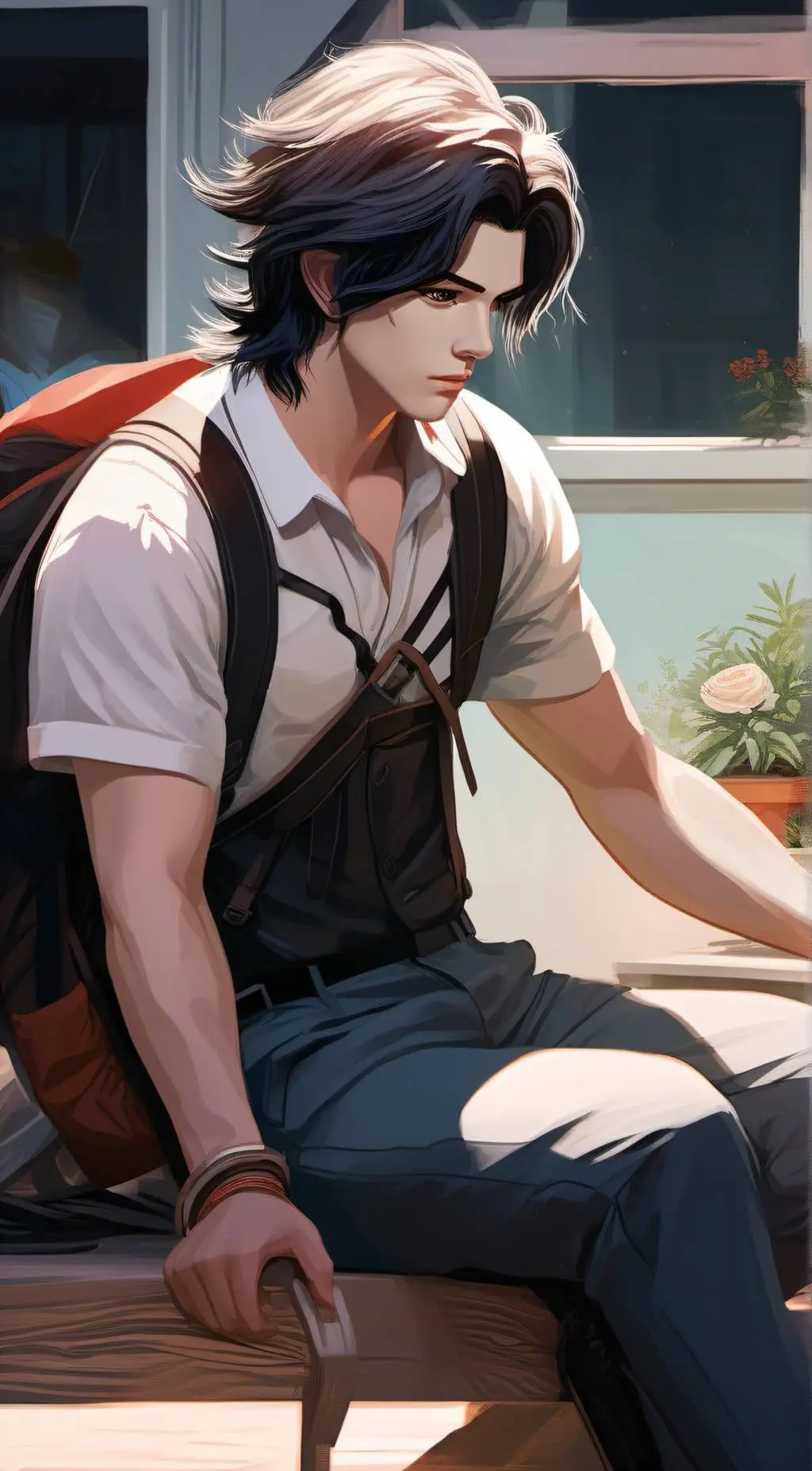 ai character: Alex background