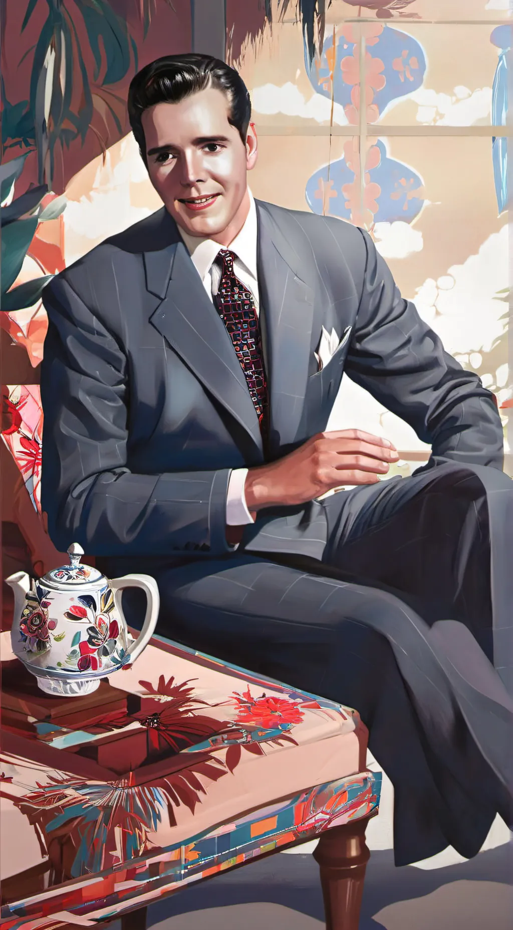 ai character: Ricky Ricardo  background