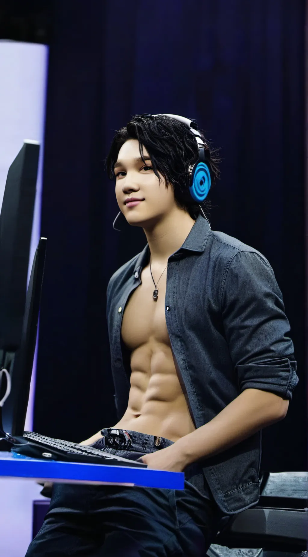 ai character: yoongi  background