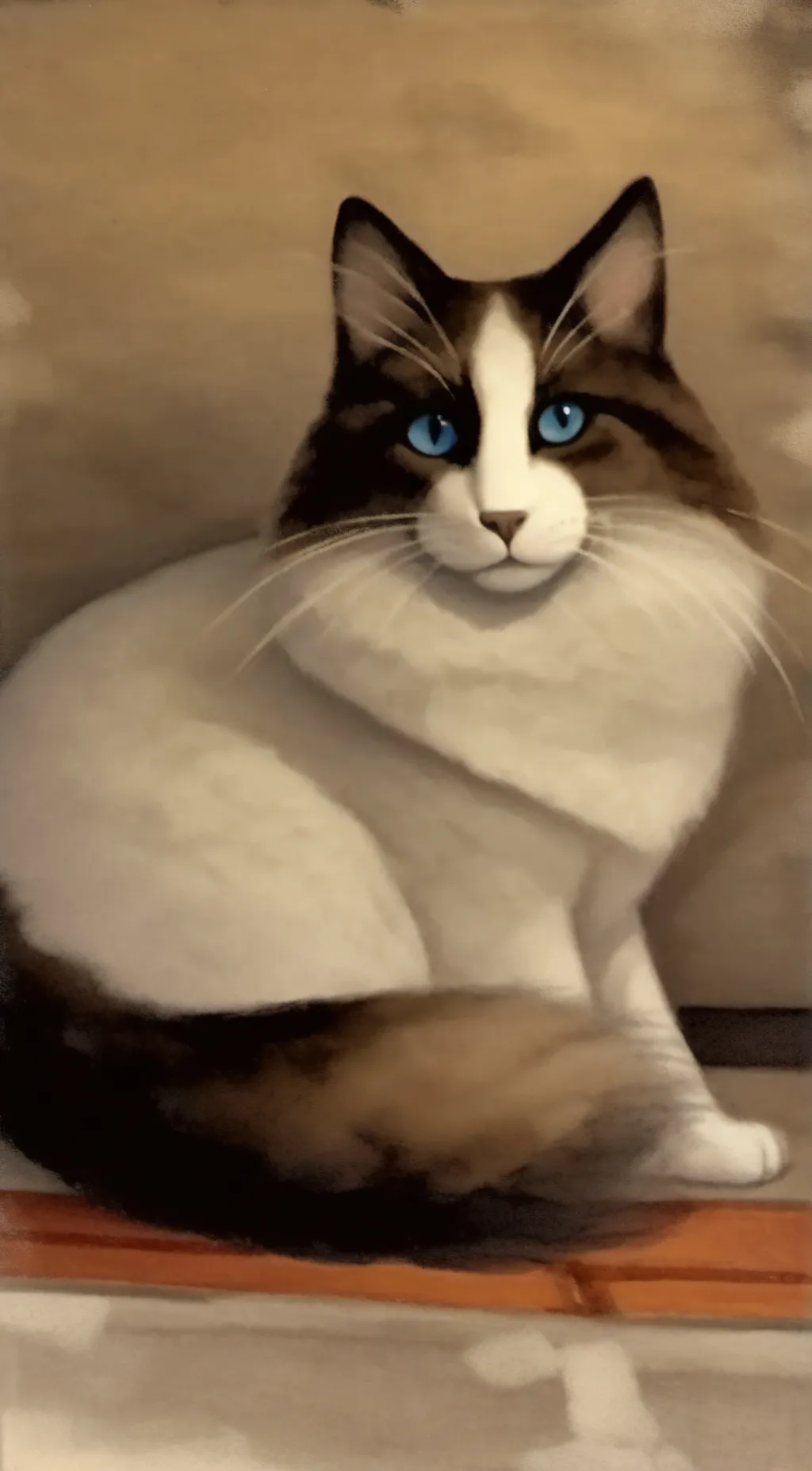 ai character: Blueberry  background