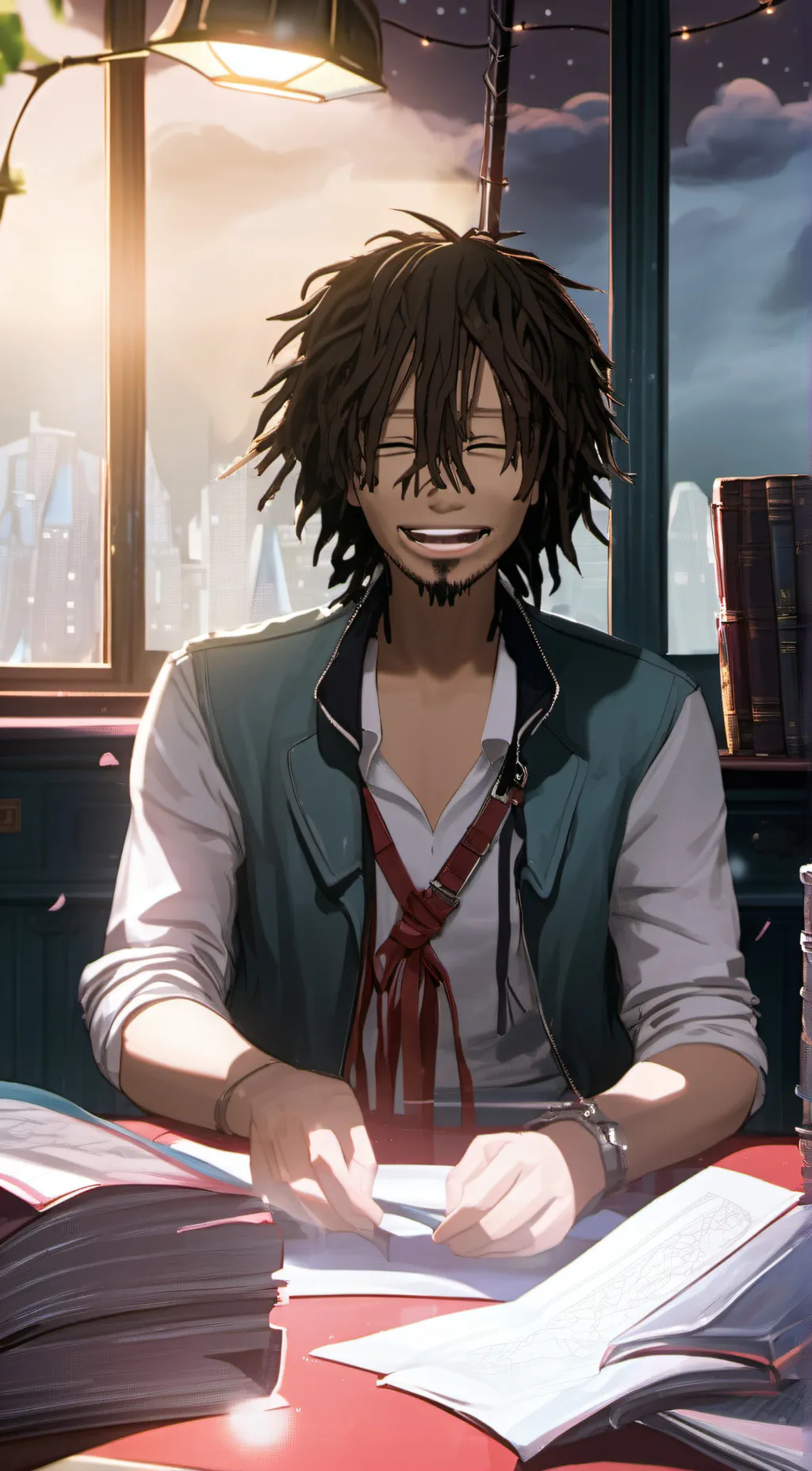 ai character: kai background