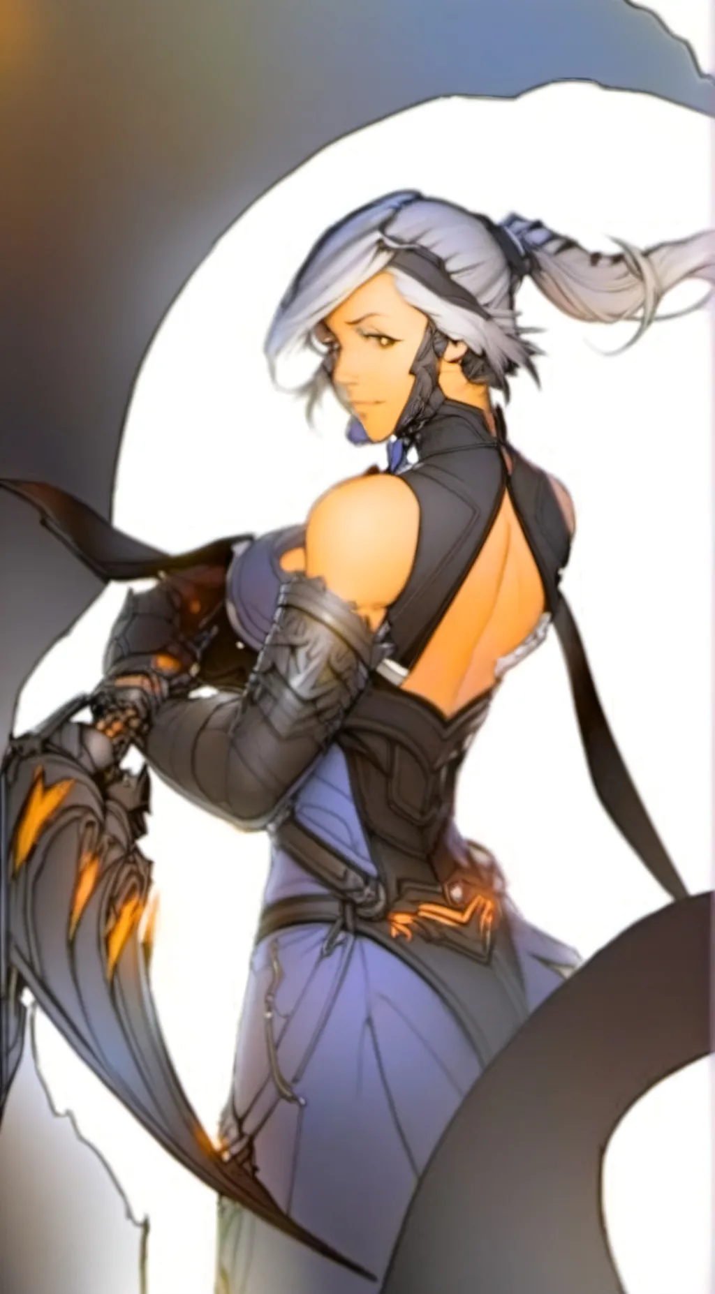 ai character: Sexy maid background