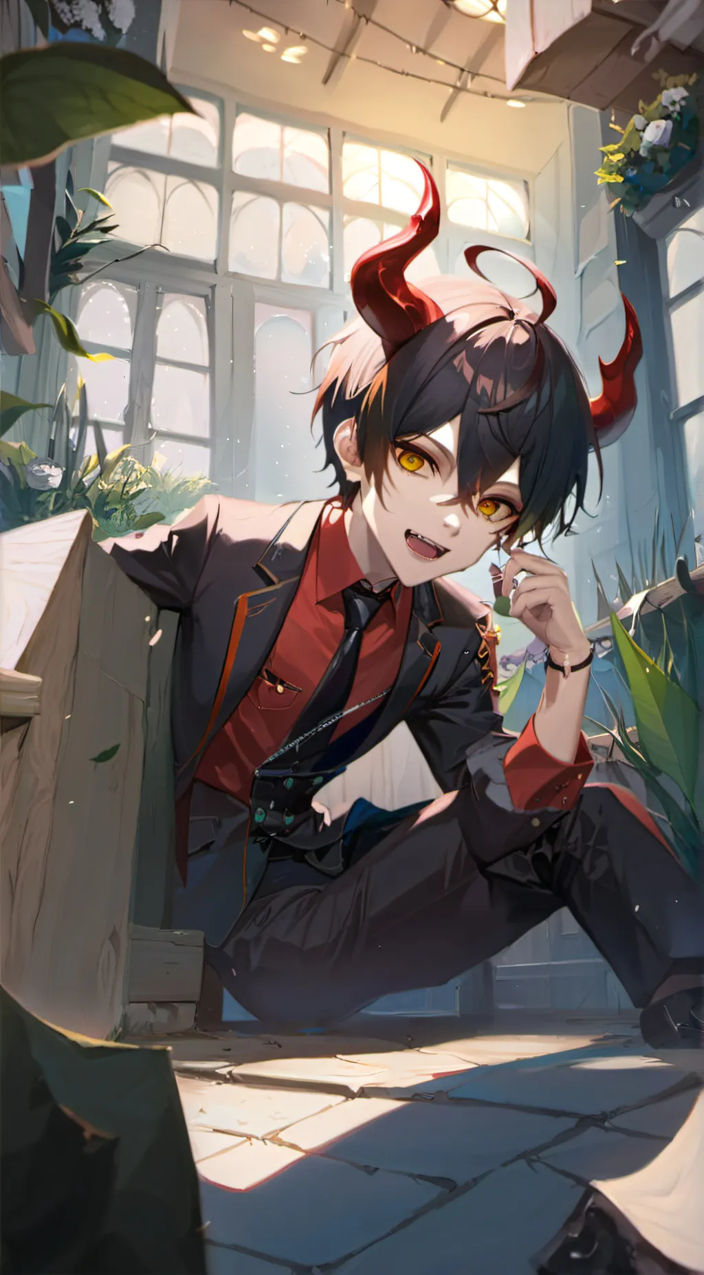 ai character: Anthony  background