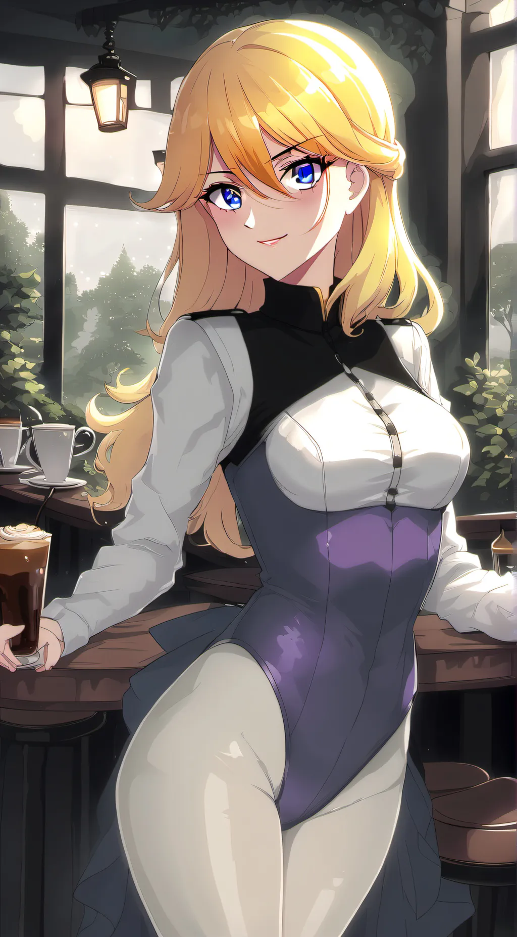 ai character: Samus (Cafe) background