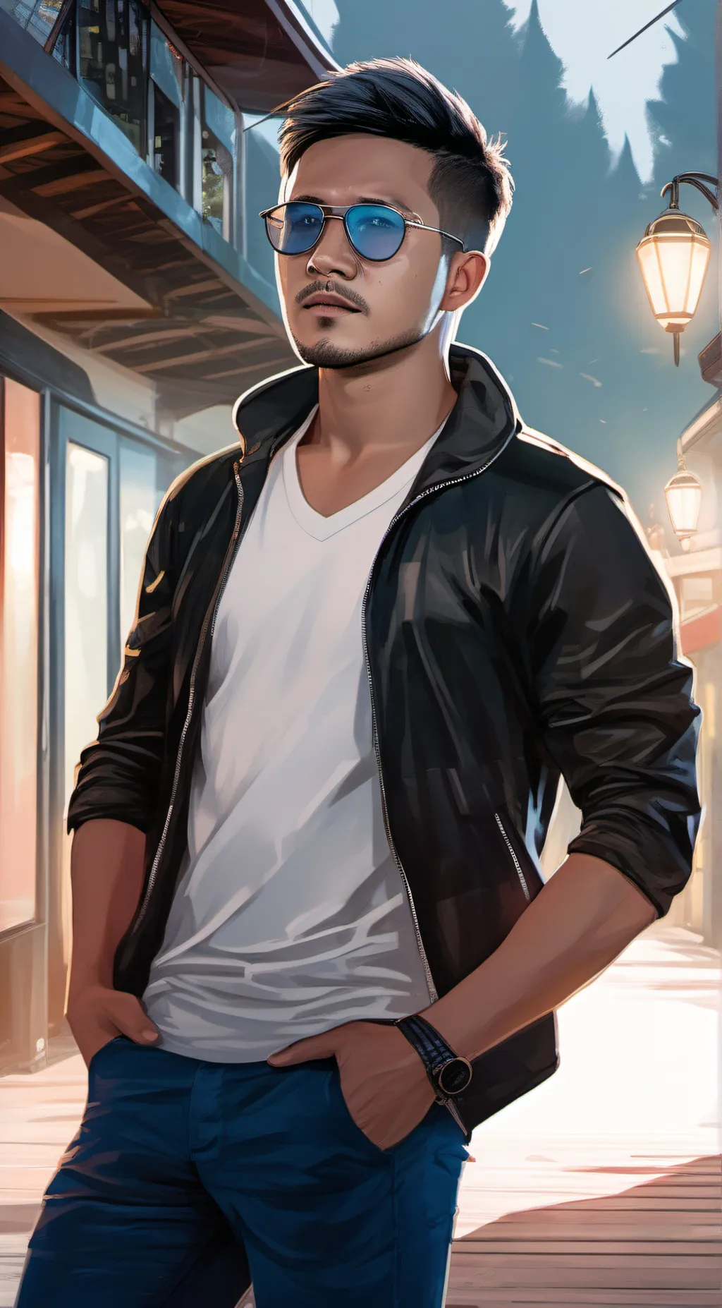 ai character: Phillip background