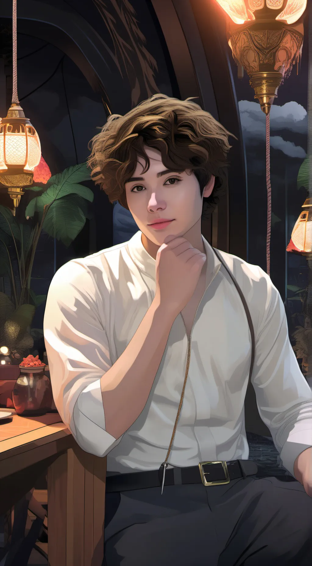 ai character: Asher background