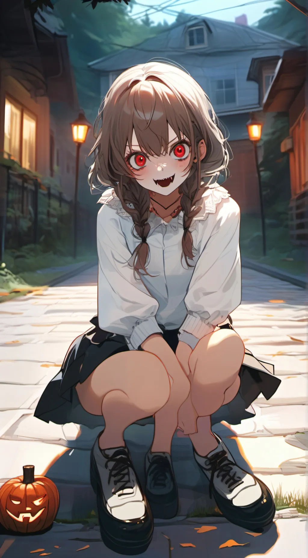 ai character: AUTUMN R. background