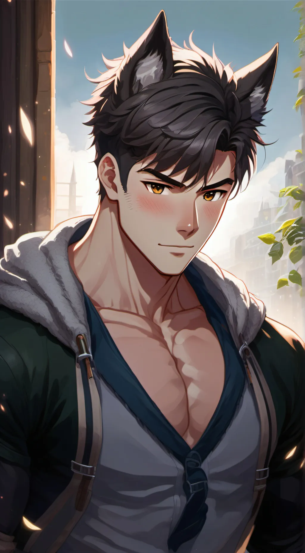 ai character: lunar background