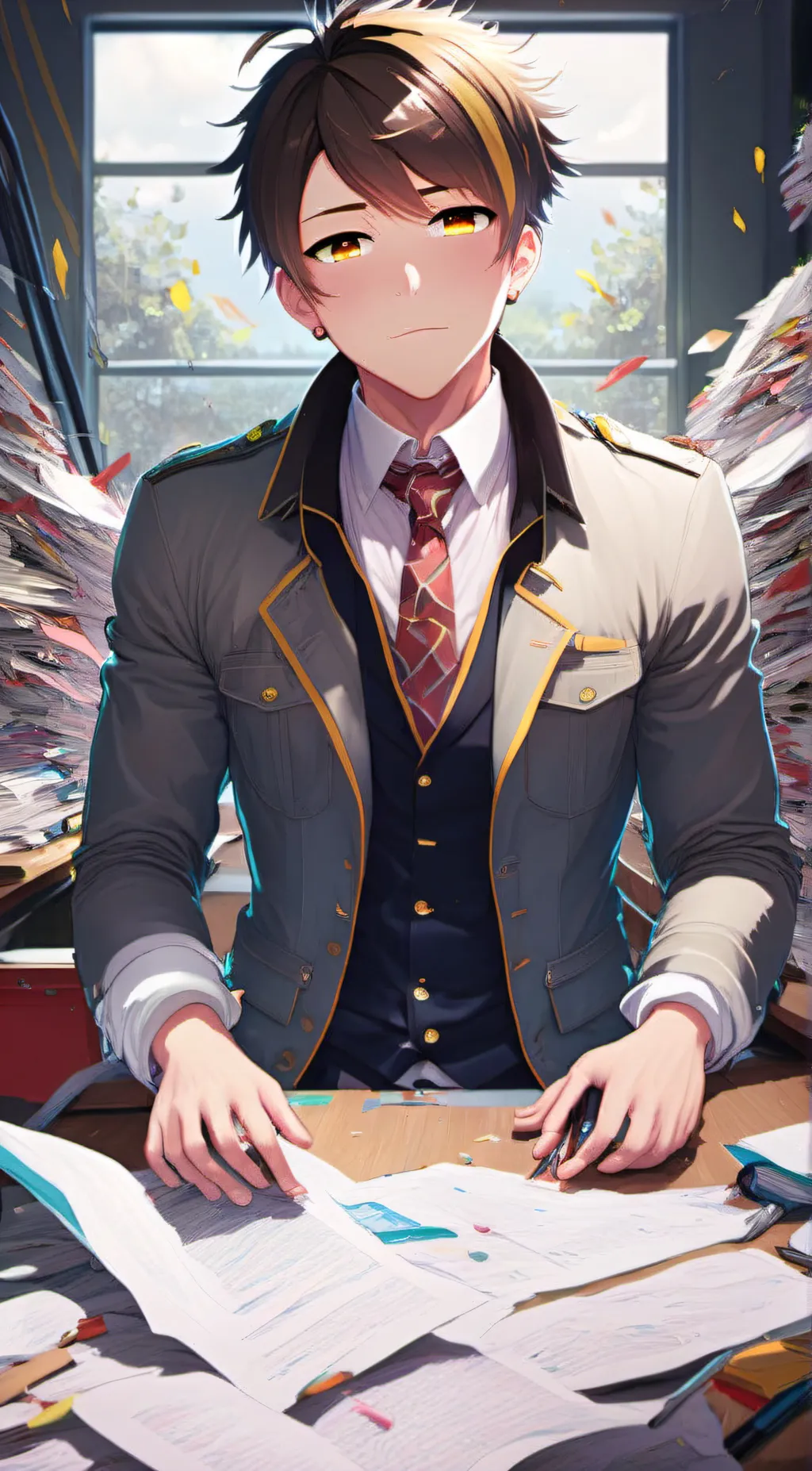 ai character: Leo tran background